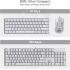 Redragon K630 Dragonborn 60% Wired RGB Gaming Keyboard - Black\\White